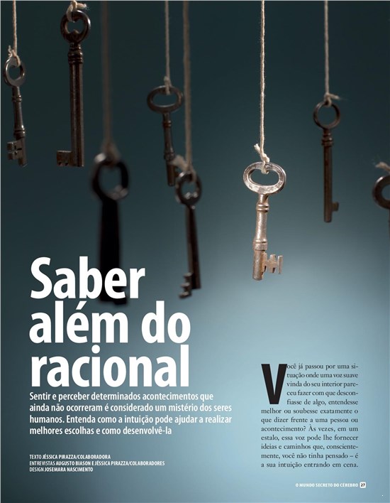 Saber além do Racional - Revista O Mundo Secreto do Cérebro 