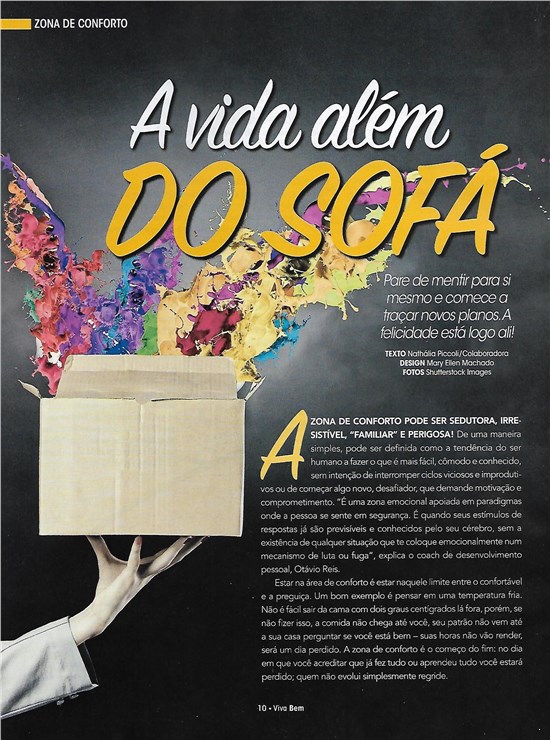 Zona de Conforto - Revista Viva Bem